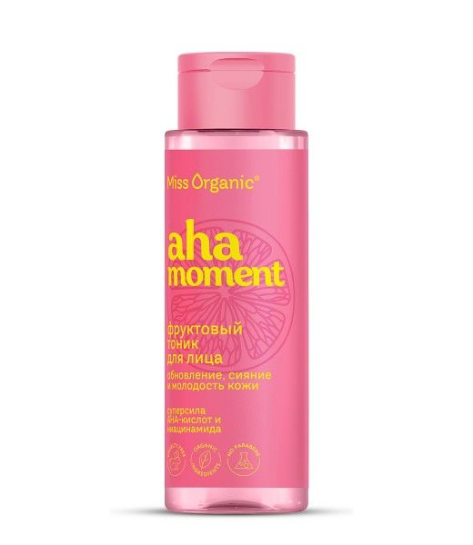 Изображение товара Тоник для лица Фруктовый Aha-moment Miss Organic 190мл Тоник для лица Фруктовый Aha-moment Miss Organic 190мл фотография