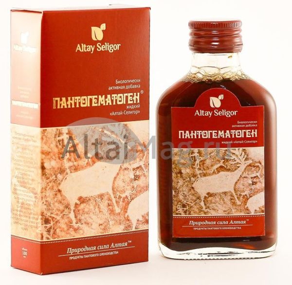 Изображение товара Пантогематоген «Алтай-Селигор», 100 мл Пантогематоген «Алтай-Селигор», 100 мл фотография