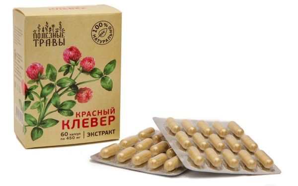 Изображение товара Клевер Красный растительный экстракт Пчела и Человек 60 капсул Клевер Красный растительный экстракт Пчела и Человек 60 капсул фотография