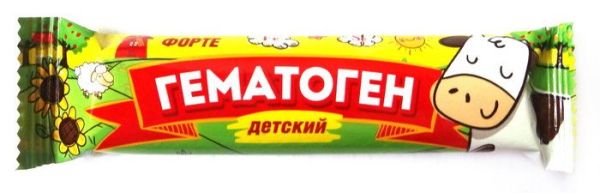 Изображение товара Гематоген форте детский, 40 г Гематоген форте детский, 40 г фотография