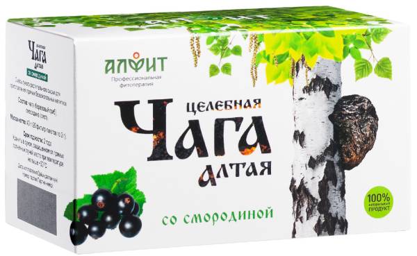 Изображение товара Чайный напиток Чага Алтая со смородиной Алфит 20 пакетиков Чайный напиток Чага Алтая со смородиной Алфит 20 пакетиков фотография