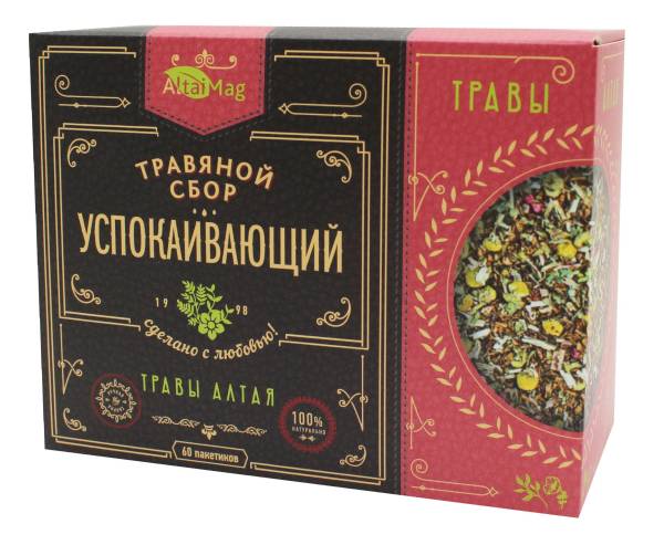 Изображение товара Сбор травяной Успокаивающий АлтайМаг 60шт Сбор травяной Успокаивающий АлтайМаг 60шт фотография