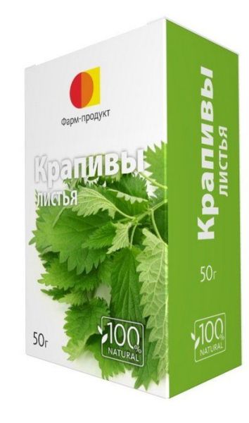 Изображение товара Крапивы листья Фарм-продукт 50 гр Крапивы листья Фарм-продукт 50 гр фотография