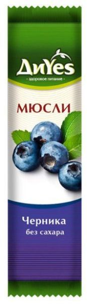 Изображение товара Батончик мюсли диyes черника без сахара 25г Батончик мюсли диyes черника без сахара 25г фотография