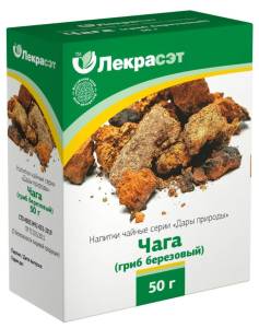 Чага (березовый гриб), 50 г (Лекра-сэт)