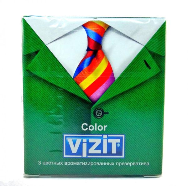 Изображение товара Презерватив vizit №3 (color) цветные ароматизированные Презерватив vizit №3 (color) цветные ароматизированные фотография
