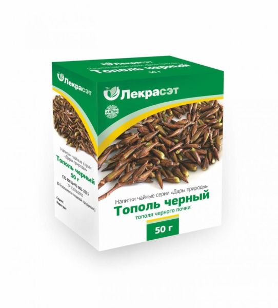 Тополь черный, почки  50 г фотография