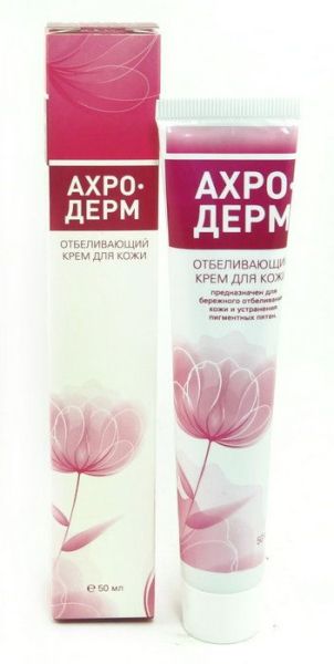 Изображение товара Ахро-дерм отбеливающий крем 50 мл Ахро-дерм отбеливающий крем 50 мл фотография